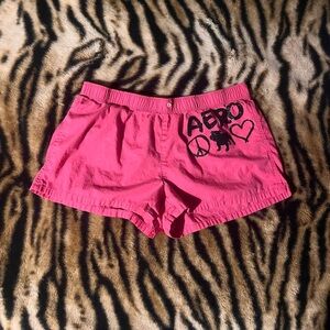 Aero Pink Graphic Women's Pajama Shorts